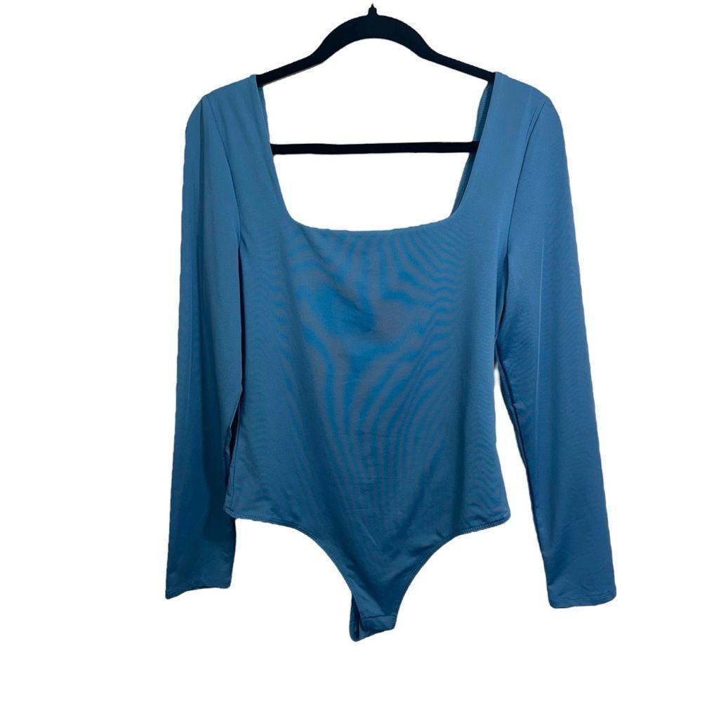 SWS Contour Blue Long Sleeve Contour‎ Bodysuit, XL
